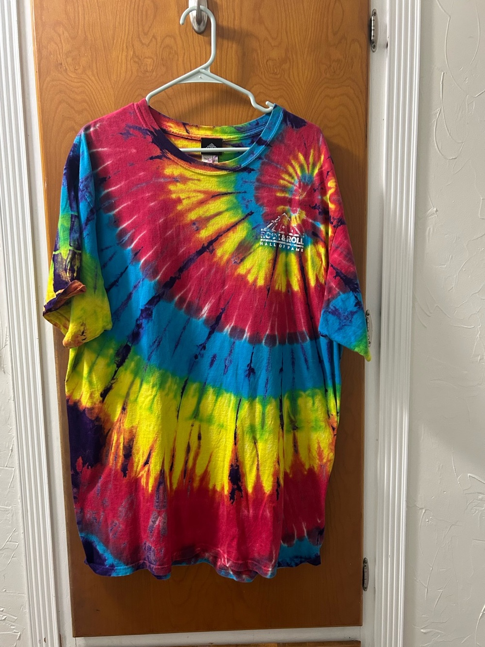 Tie-Dye Spiral Rock and Roll Hall of Fame T-Shirt